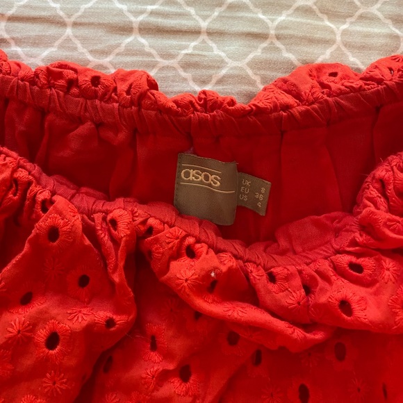 ASOS DESIGN Broderie Romper - Picture 8 of 8